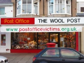 Photo of the Post Office branch owned by Alan Bates and Suzanne Sercombe in Craig-y-Don, Llandudno, Wales