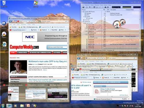 Windows 7 - Task bar - Photos: Windows 7 Beta inside out